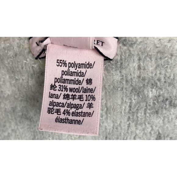 Victorias Secret Cardigan Sweater Womens Small Beige Animal Print Wool Alpaca - Picture 7 of 7